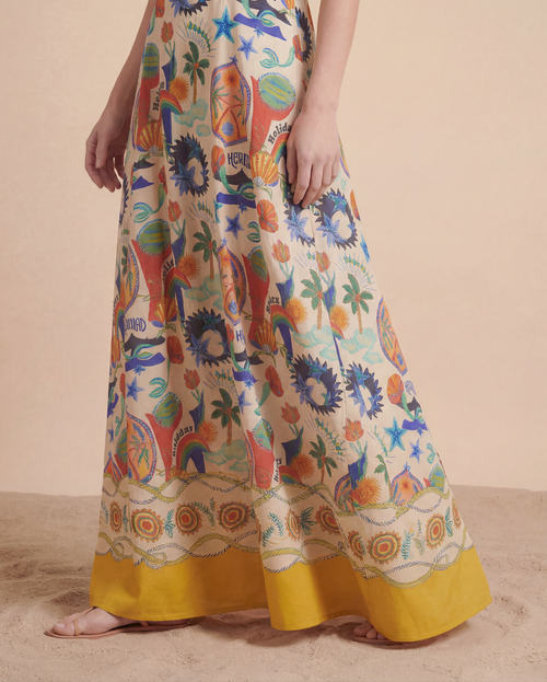 Abito lungo Folk Art